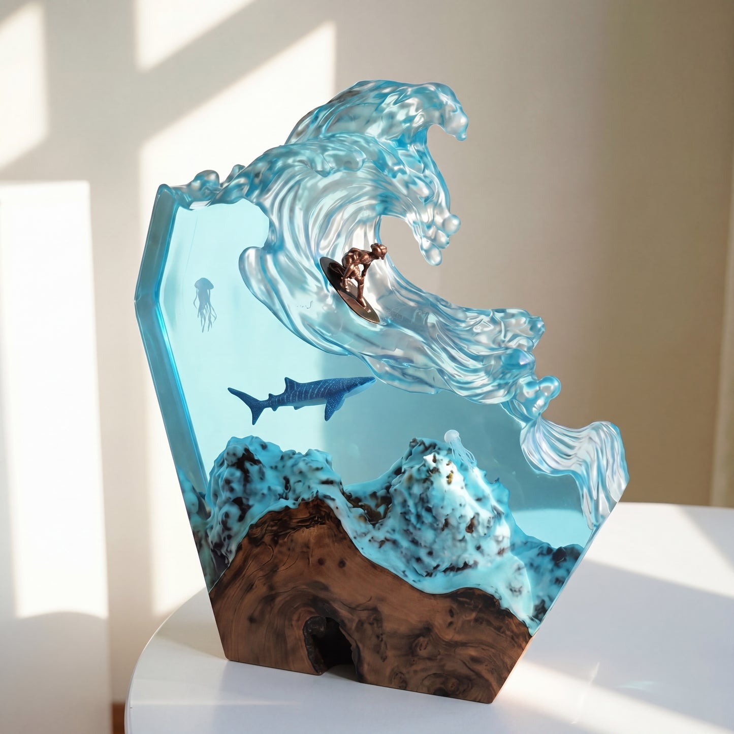 Enchanted Ocean Resin Lamp