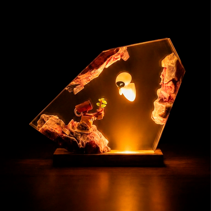 W-E Inspired Resin Lamp