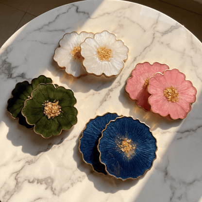 Hand Poured Resin Coasters